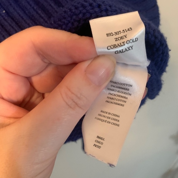 Rails Zoey Celestial Crewneck Sweater In Cobalt Gold Galaxy S - Picture 11 of 15